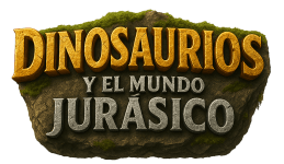 Dinosaurios y el mundo jurásico logo