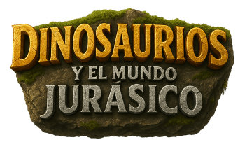 Dinosaurios y el mundo jurásico logo